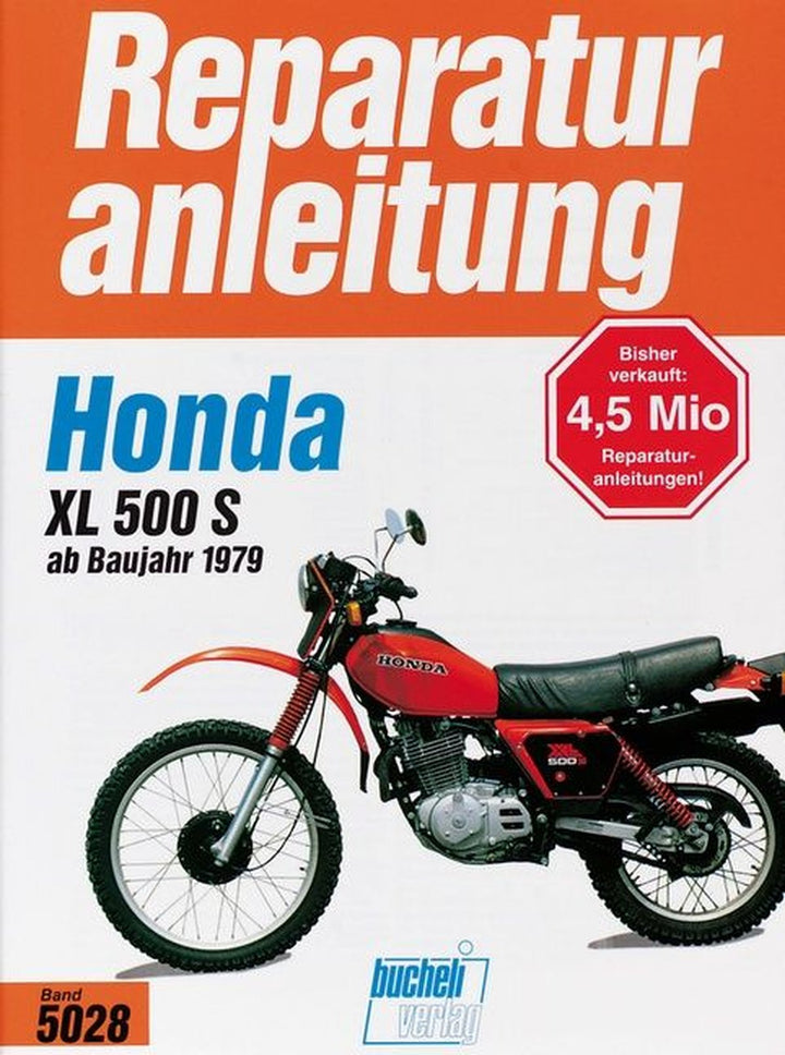 Honda XL 500 S ab 1979 - Reparaturbuch, Buchcover