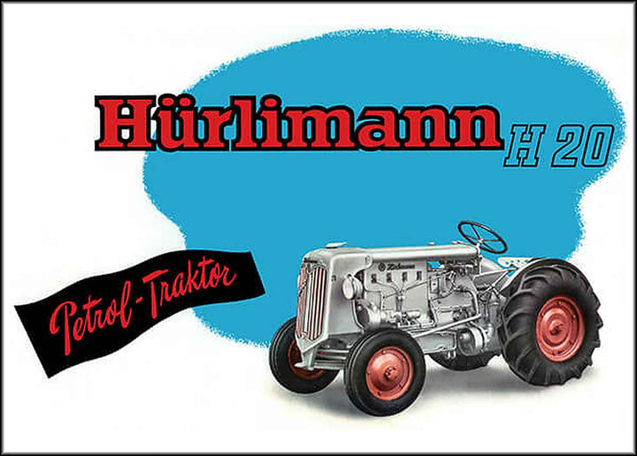 Hürlimann H20 Traktor Poster, Poster-Motiv