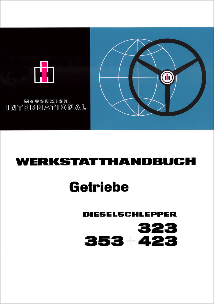 IHC 323 353 423 Getriebe Werkstatthandbuch, Buchcover