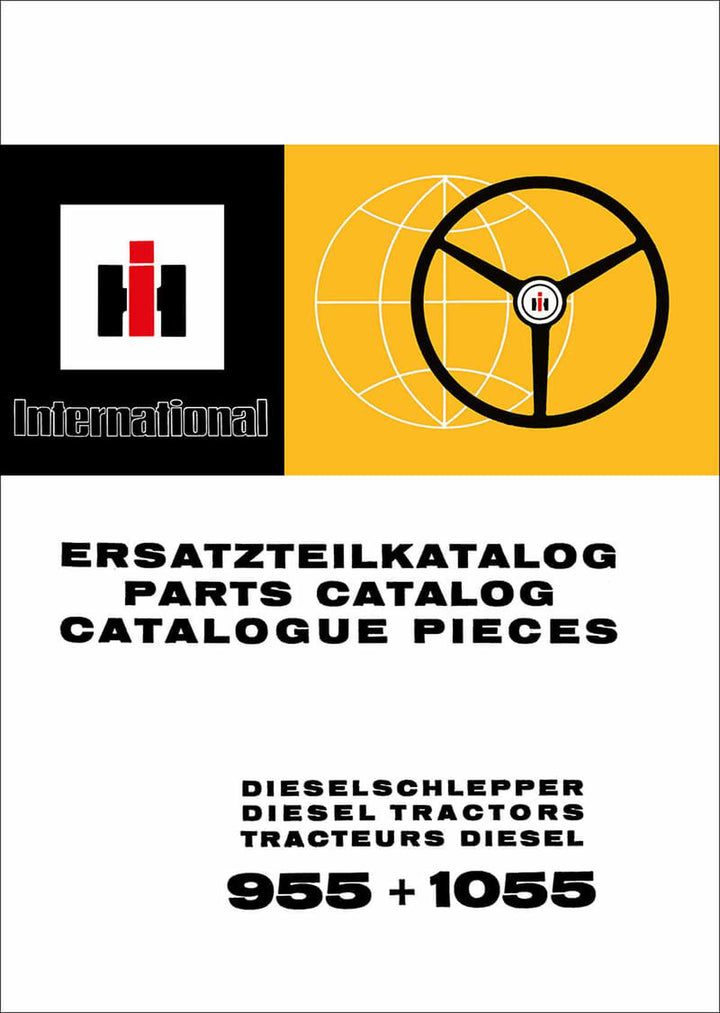 IHC 955 und 1055 Ersatzteilkatalog, Buchcover