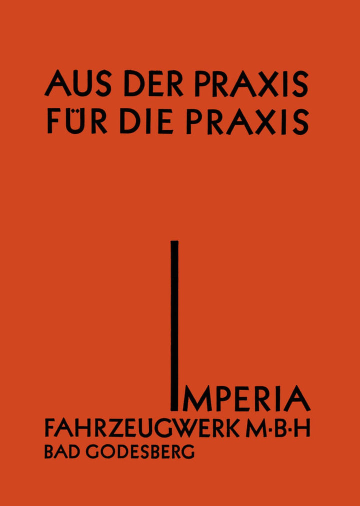 Imperia 500 Handbuch, Buchcover