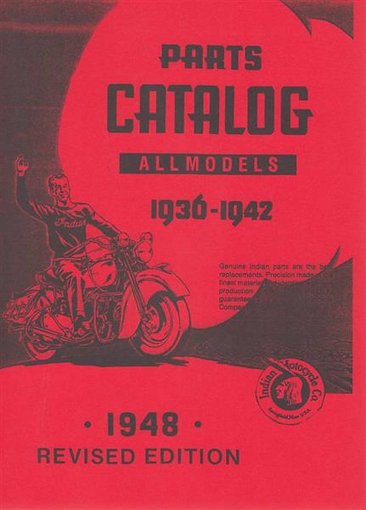 Indian Motocycle - All Models 1936 - 1942, Parts Catalog, Buchcover