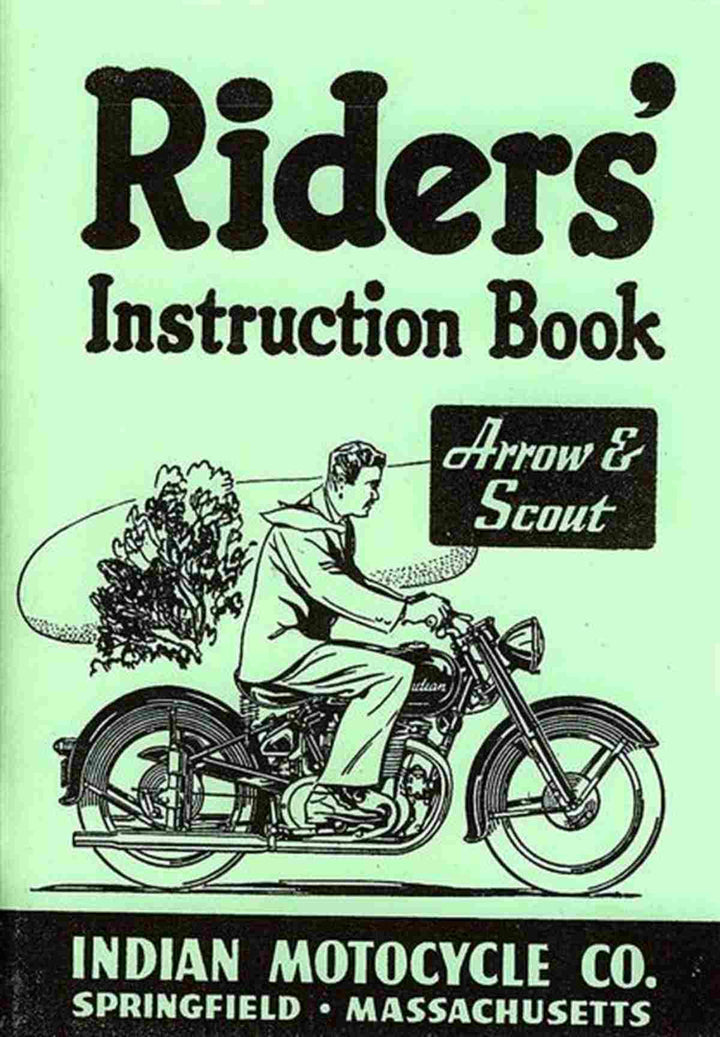 Indian Arrow & Scout, Instruction Book (Betriebsanleitung), Buchcover