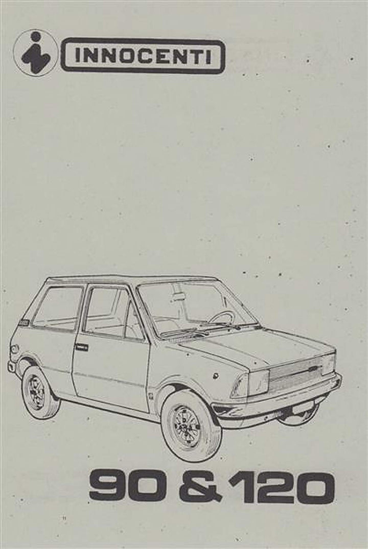 Innocenti 90 und 120 Betriebsanleitung, Buchcover