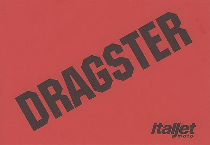 Italjet Dragster, Betriebsanleitung, Buchcover