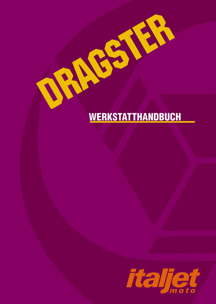 Italjet Dragster Reparaturanleitung, Buchcover