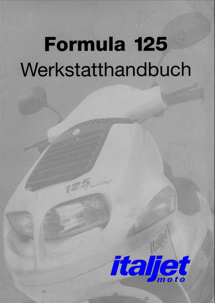 Italjet Formula 125 Werkstatthandbuch, Buchcover