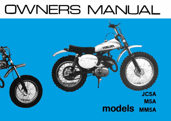 Italjet JC5A, M5A, MM5A Owner&