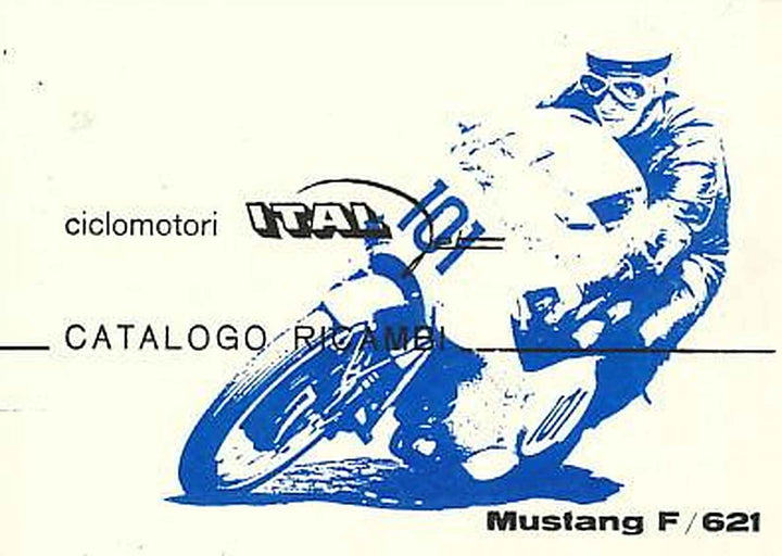 Italjet Mustang F / 621, Ersatzteilkatalog, Buchcover
