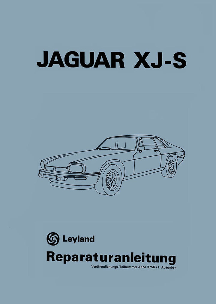 Jaguar XJ-S Reparaturanleitung – Buchcover