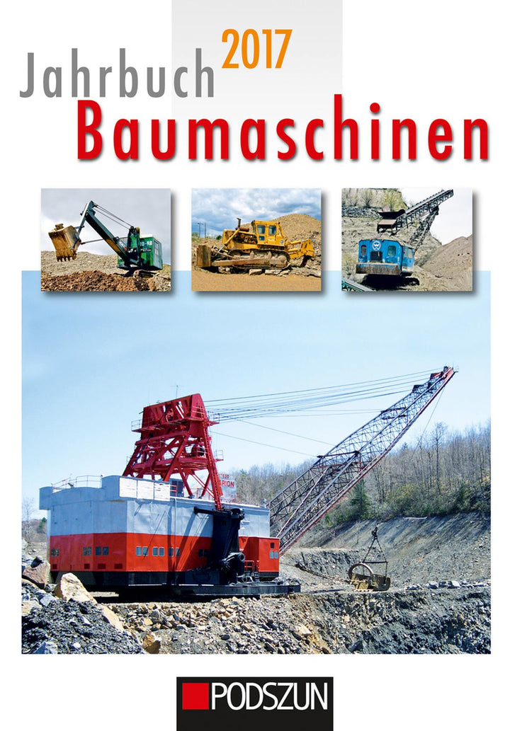 Jahrbuch Baumaschinen 2017, Buchcover