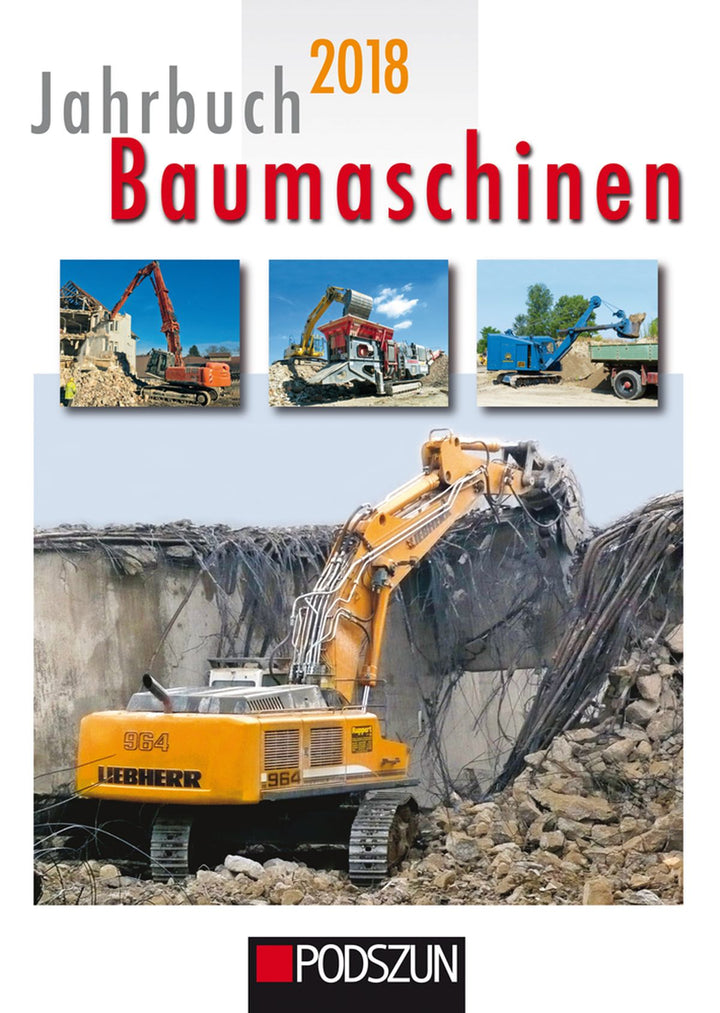 Jahrbuch Baumaschinen 2018, Buchcover