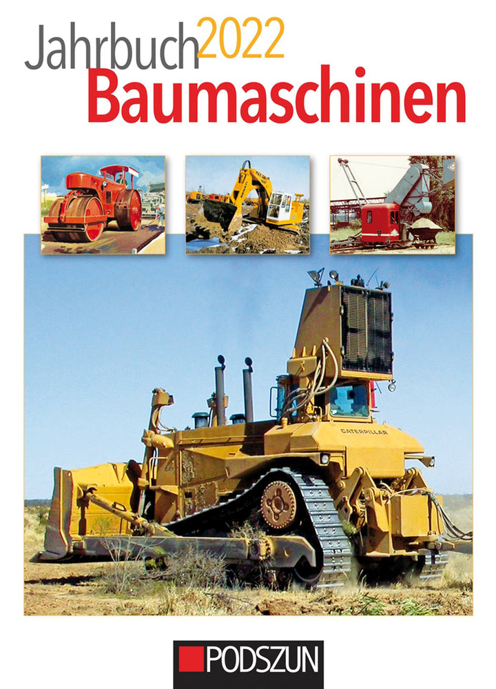 Jahrbuch Baumaschinen 2022, Buchcover