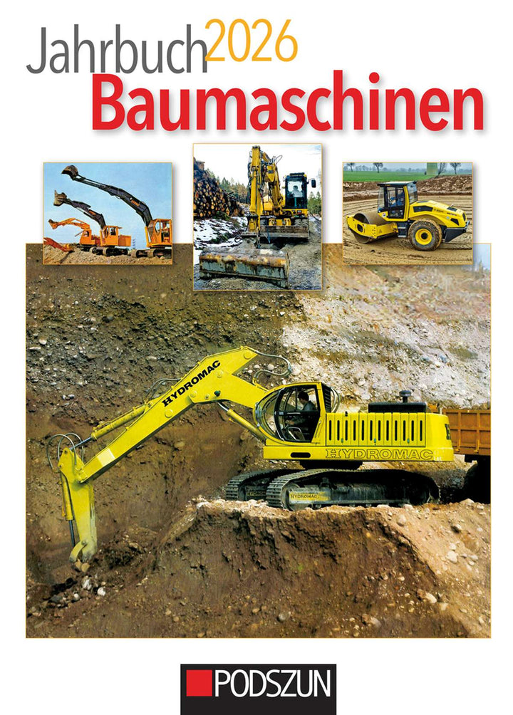 Jahrbuch Baumaschinen 2026, Buchcover