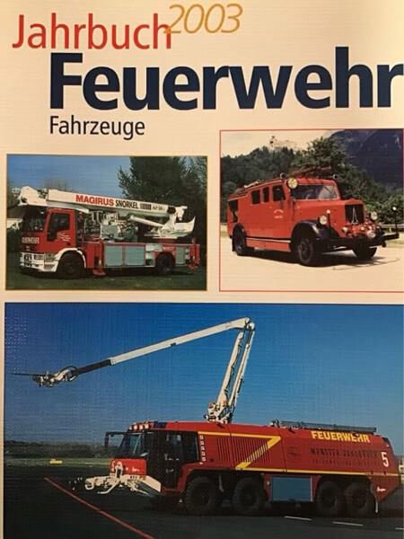 Jahrbuch Feuerwehr Fahrzeuge 2003 - gedrucktes Buch zum Bestpreis! - verwuester.net