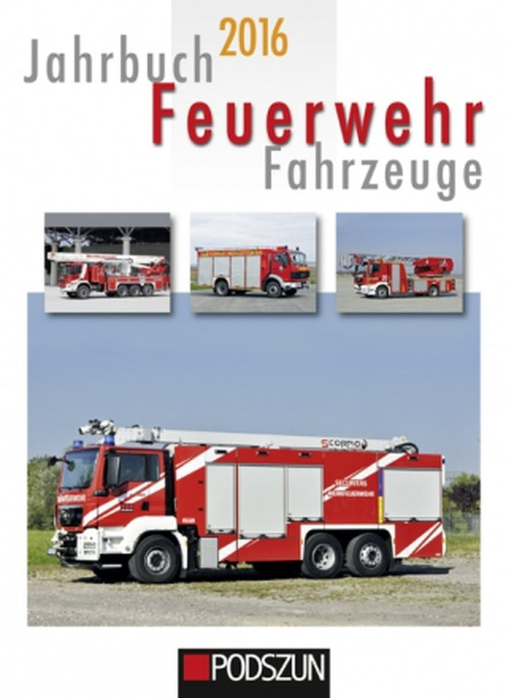 Jahrbuch Feuerwehr Fahrzeuge 2016, Buchcover