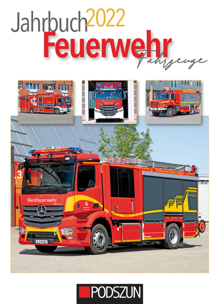 Jahrbuch Feuerwehr Fahrzeuge 2022, Buchcover