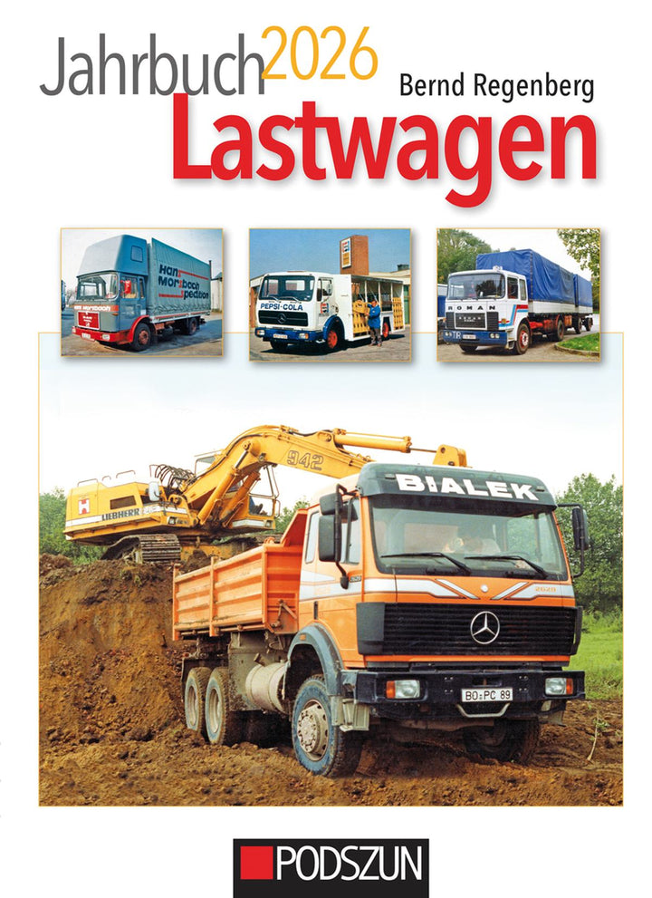 Jahrbuch Lastwagen 2026, Buchcover
