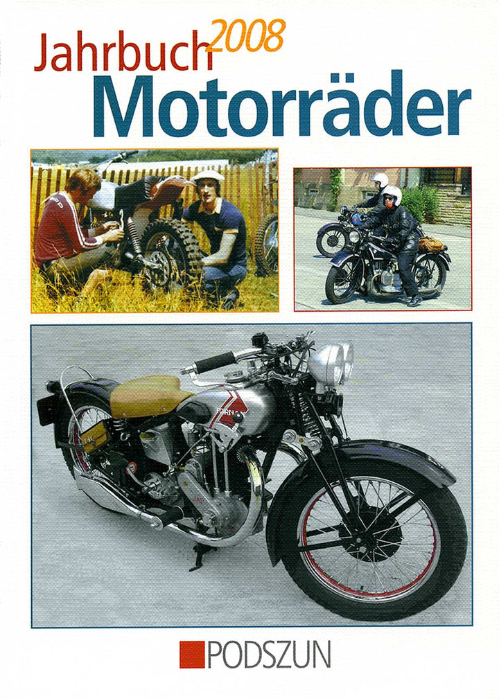 Jahrbuch Motorräder 2008, Buchcover