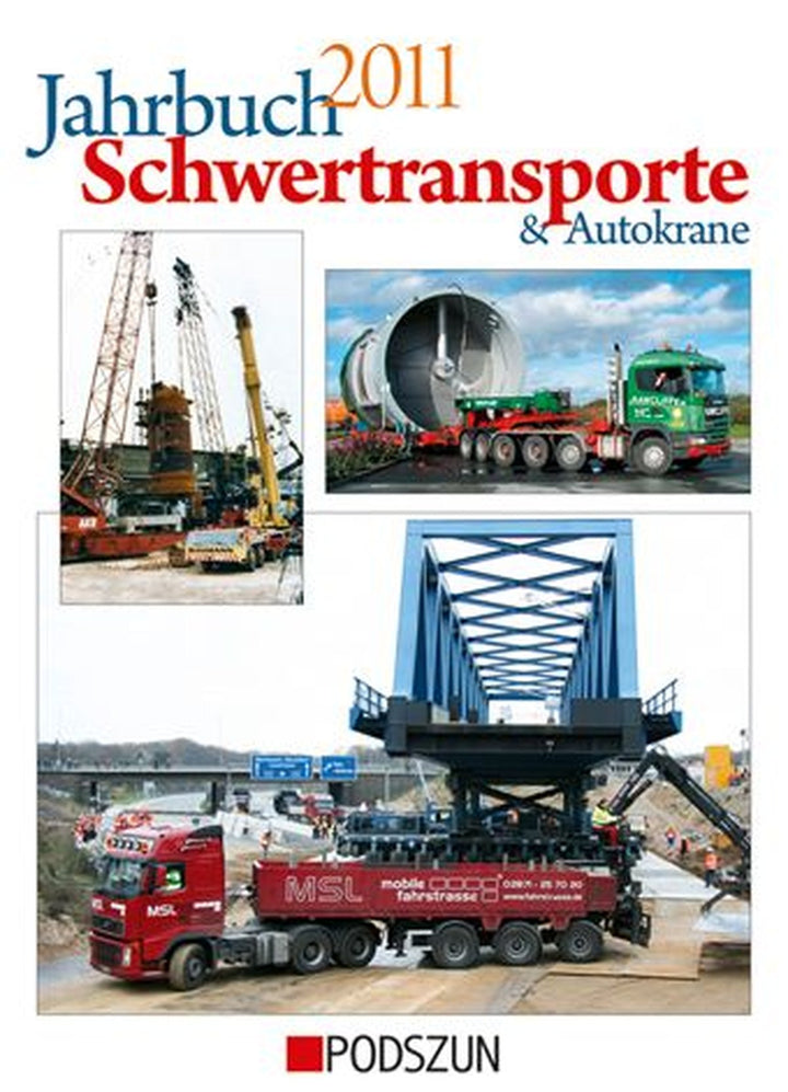 Jahrbuch Schwertransporte und Autokrane 2011, Buchcover