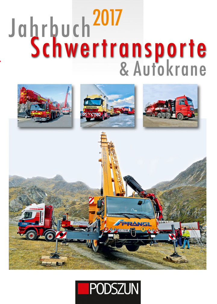Jahrbuch Schwertransporte und Autokrane 2017, Buchcover