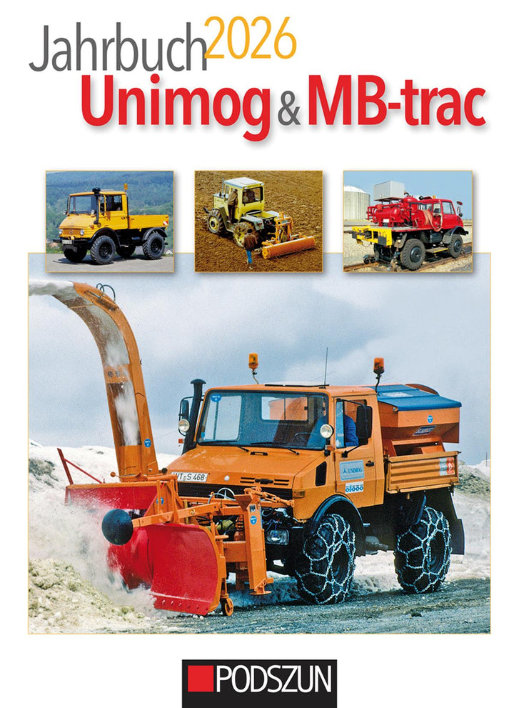Jahrbuch Unimog und MB-trac 2026, Buchcover