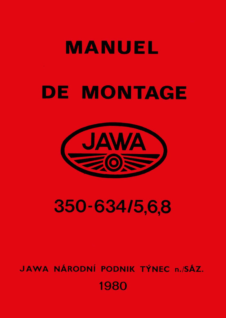 Jawa 350, 2-Zylinder, für Typ 634/5,6,8 Reparaturanleitung, Buchcover