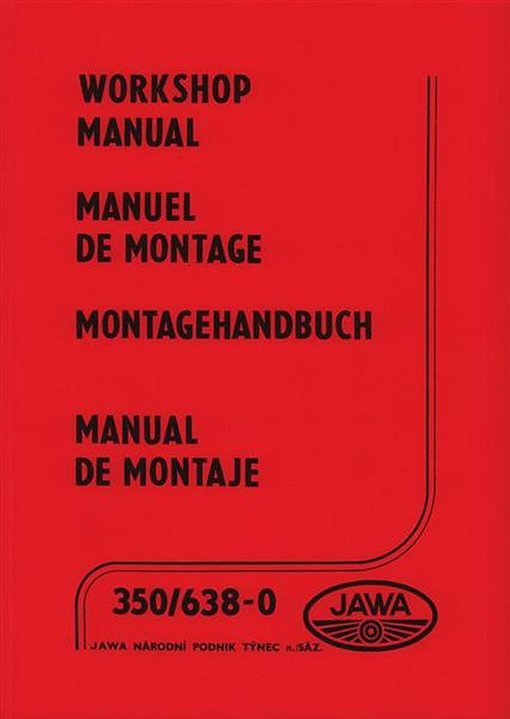 Jawa 350 (638-0) Reparaturanleitung, Buchcover