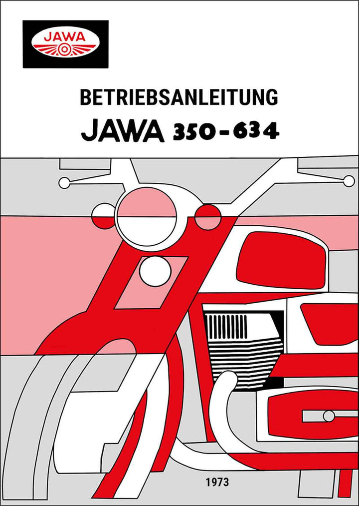 Jawa 350-634 Bedienungsanleitung, Buchcover