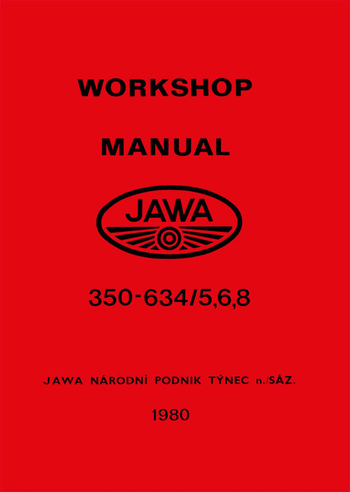 Jawa 350 Workshop Manual, Buchcover