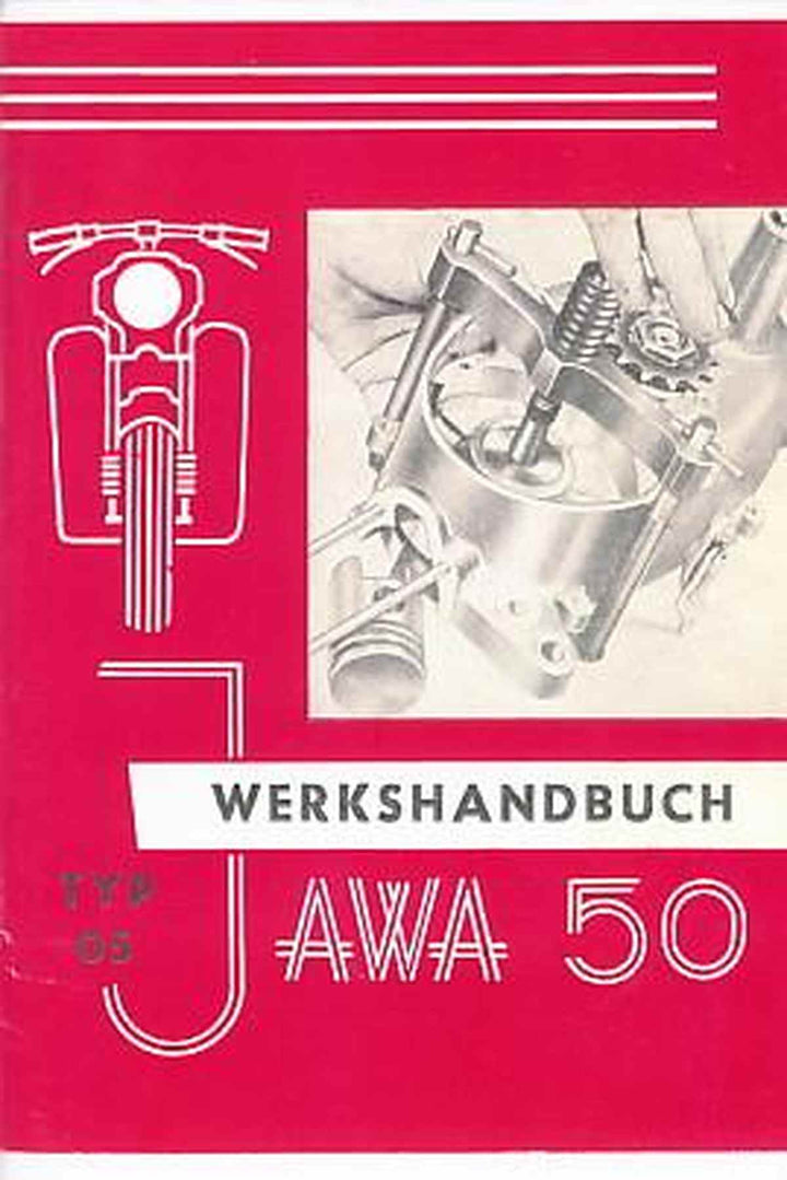 Jawa 50 ccm, Typ 05, Werkstatthandbuch, Buchcover