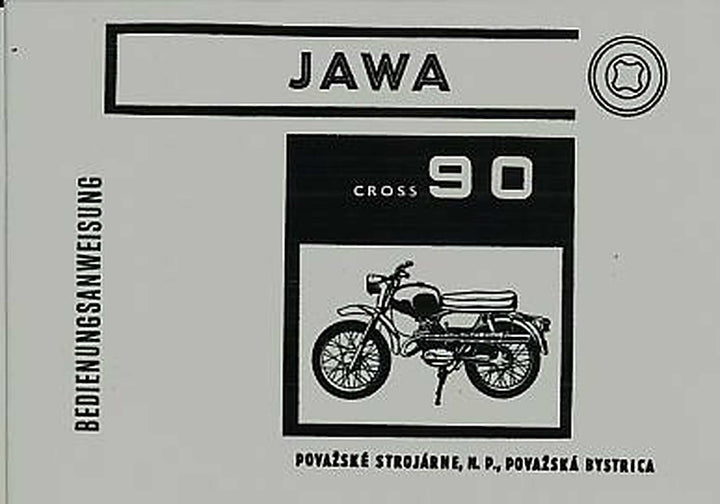 Jawa 90 Cross, Betriebsanleitung, Buchcover
