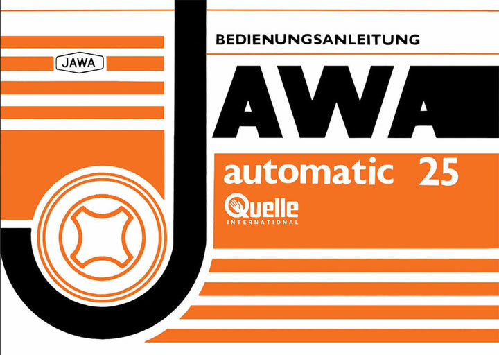 Jawa Motorrad Automatic 25, Betriebsanleitung, Buchcover