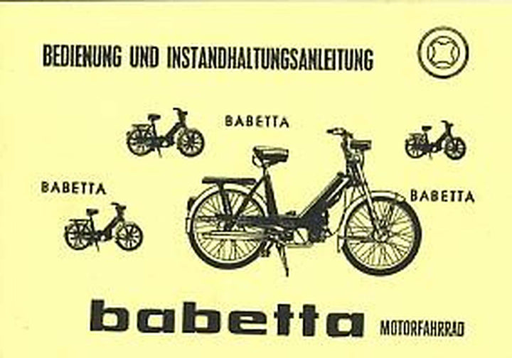 Jawa Moped Babetta Typ 28, Buchcover