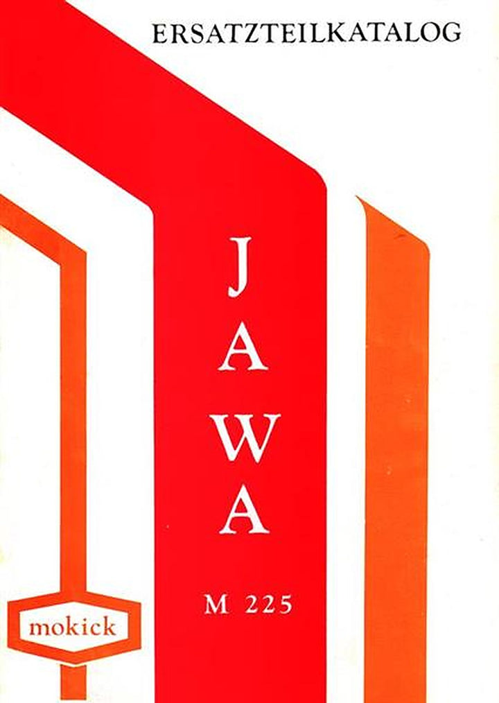 Jawa Moped Typ M 225 Ersatzteilkatalog, Buchcover