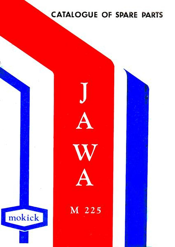 Jawa Moped Typ M 225 Ersatzteilkatalog, Buchcover
