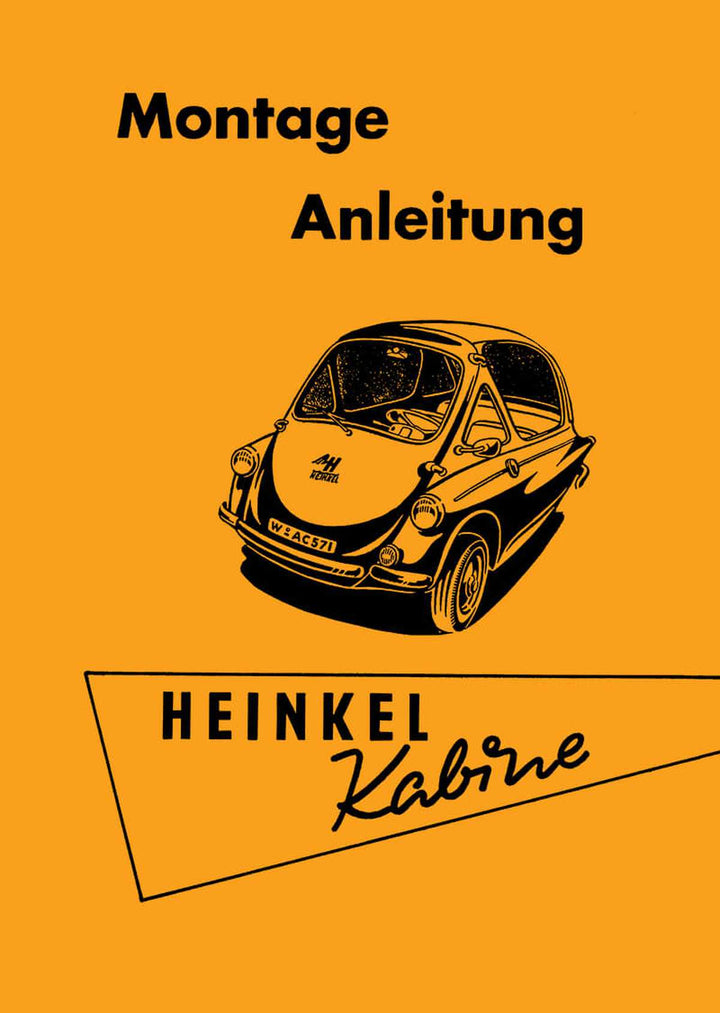Heinkel Kabine Reparaturanleitung, Buchcover
