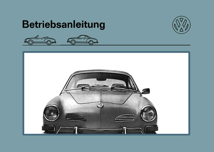 Karmann Ghia 1600 Betriebsanleitung, Buchcover