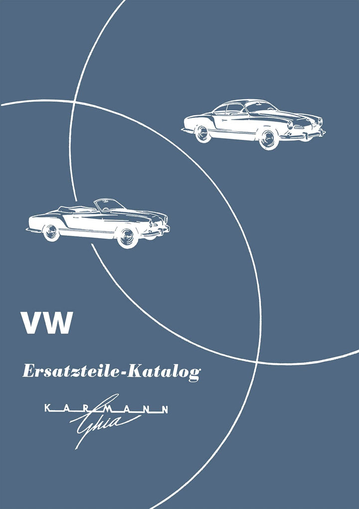 Karmann Ghia Typ 14 ab 1955 Ersatzteilkatalog, Buchcover