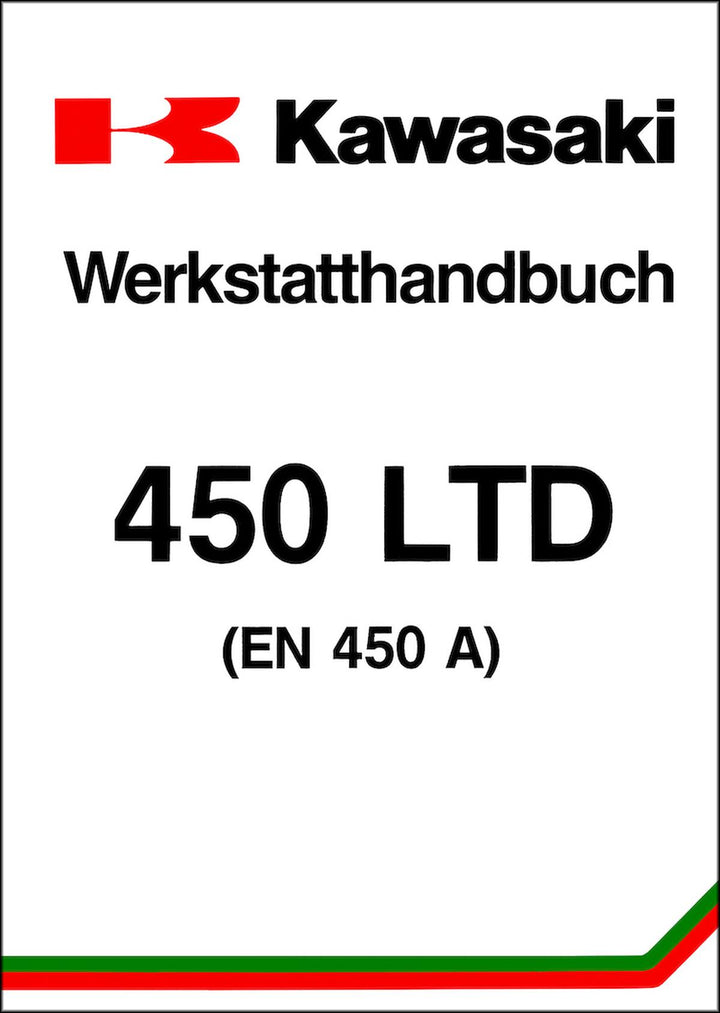 Kawasaki 450LTD (EN450A) Werkstatthandbuch, Buchcover