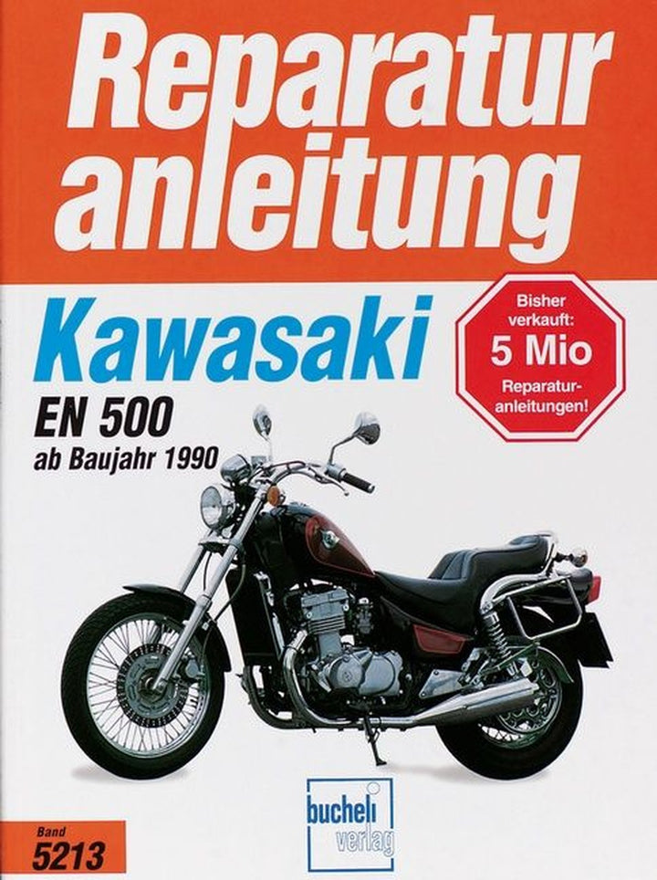Kawasaki EN 500 (ab 1990) - Reparaturbuch, Buchcover