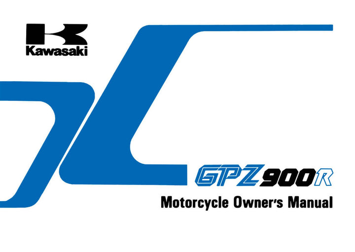 Kawasaki GPZ900R Owner&