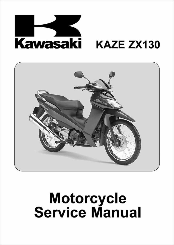 Kawasaki KAZE ZX130 Service Manual, Buchcover