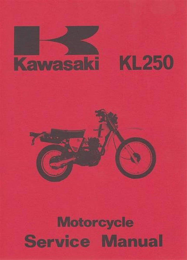 Kawasaki KL 250 A3 Service Manual, Buchcover