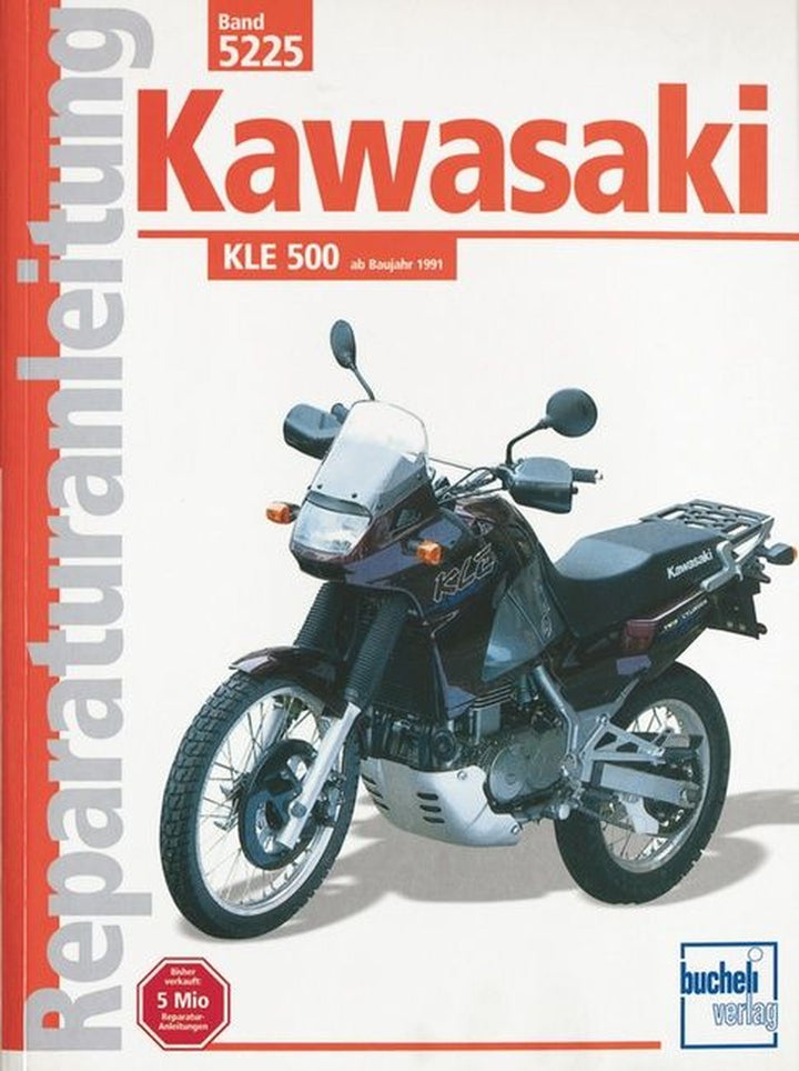 Kawasaki KLE 500 - Reparaturbuch, Buchcover