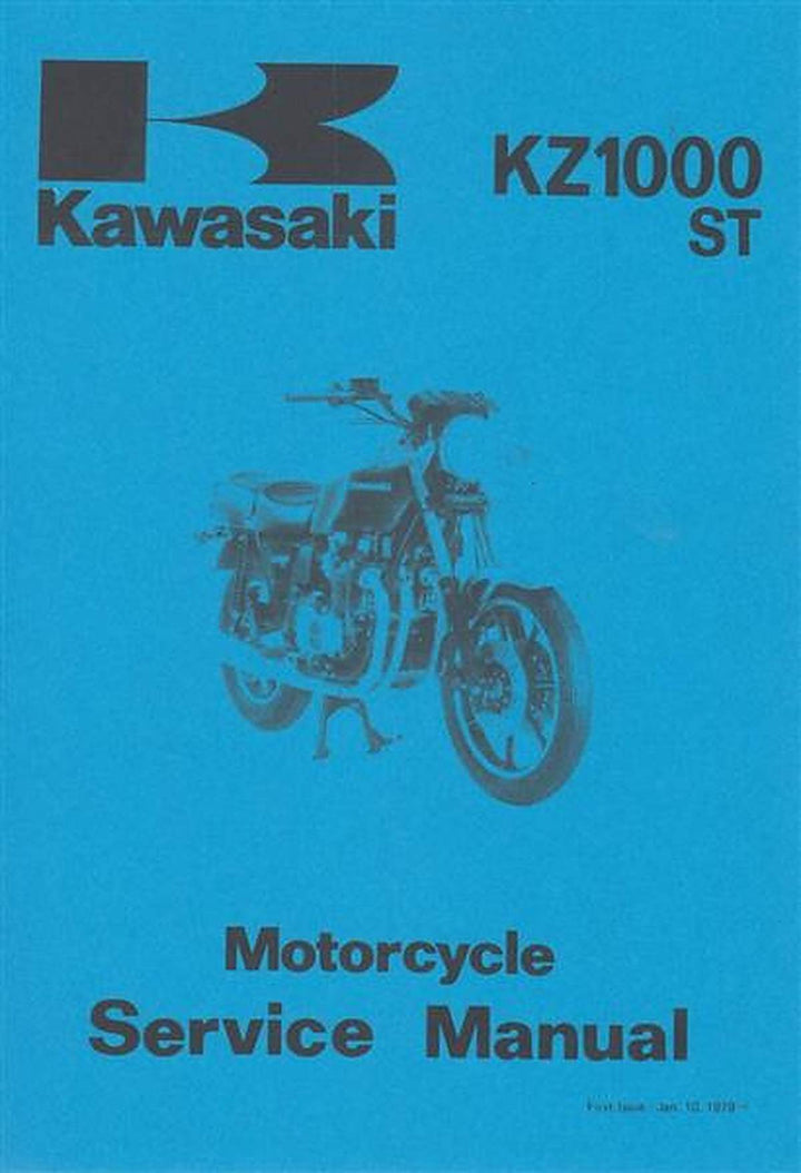 Kawasaki KZ 1000 ST, Service Manual, Buchcover