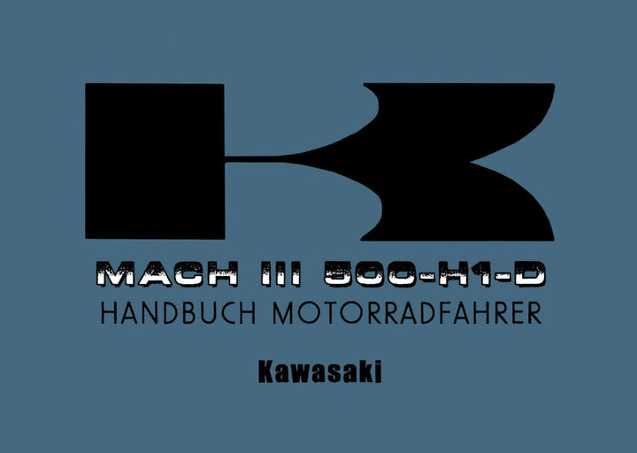 Kawasaki Mach III 500-H1-D Betriebsanleitung, Buchcover