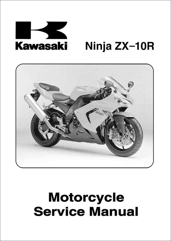 Kawasaki Ninja ZX-10R MY2003 Service Manual, Buchcover