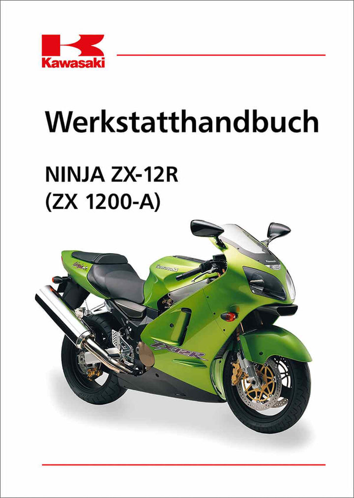 Kawasaki Ninja ZX-12R (ZX 1200-A) Werkstatthandbuch, Buchcover