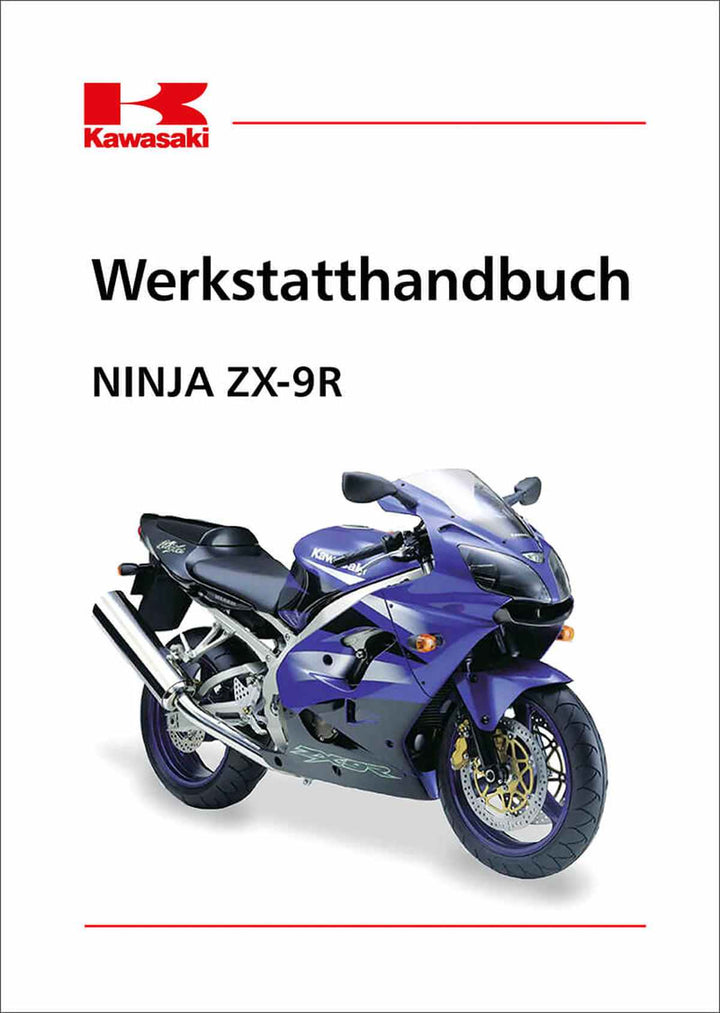 Kawasaki Ninja ZX-9R Werkstatthandbuch, Buchcover